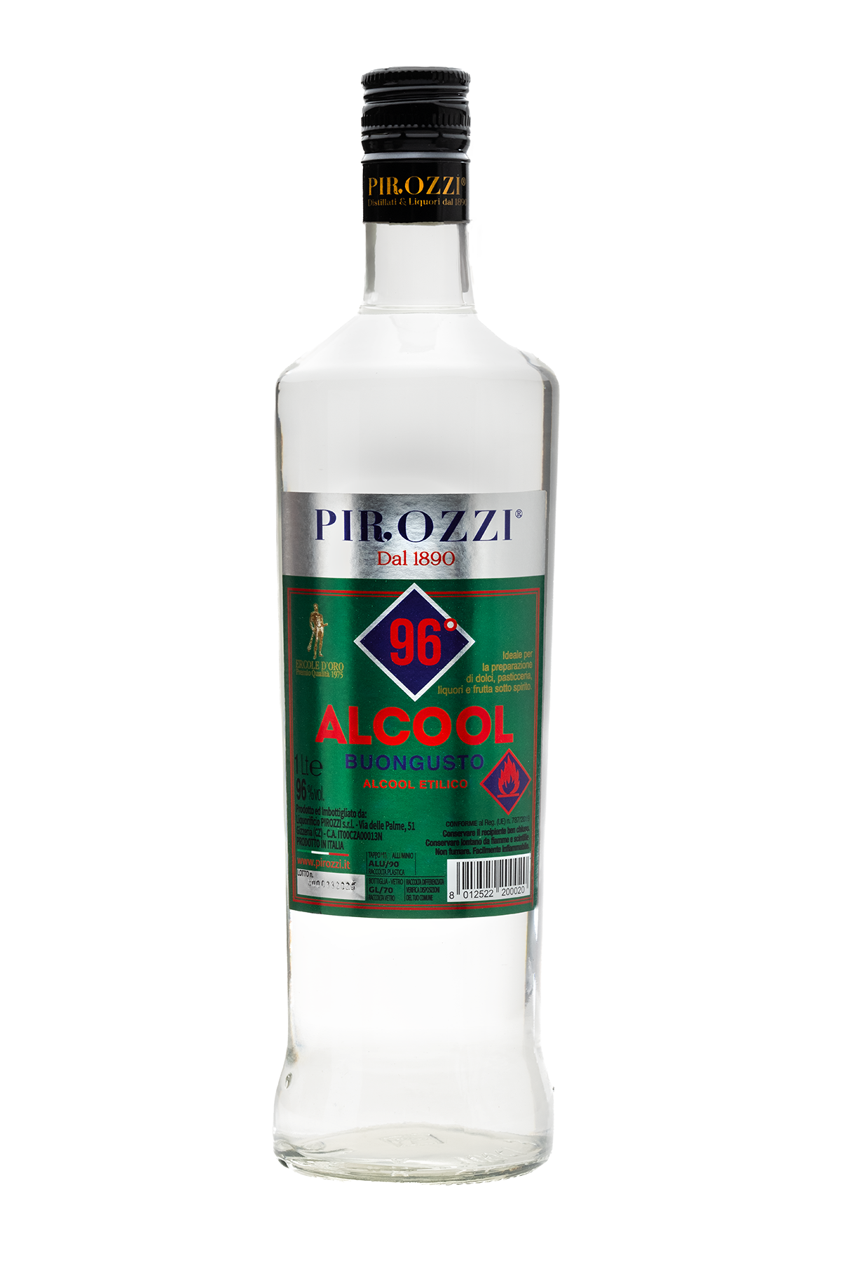 alcool Bottiglia di Alcool Buongusto 96 gradi per uso alimentare