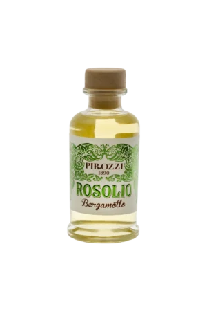 Bottiglia mignon di Rosolio al Bergamotto Pirozzi 10 cl, liquore al bergamotto di Calabria